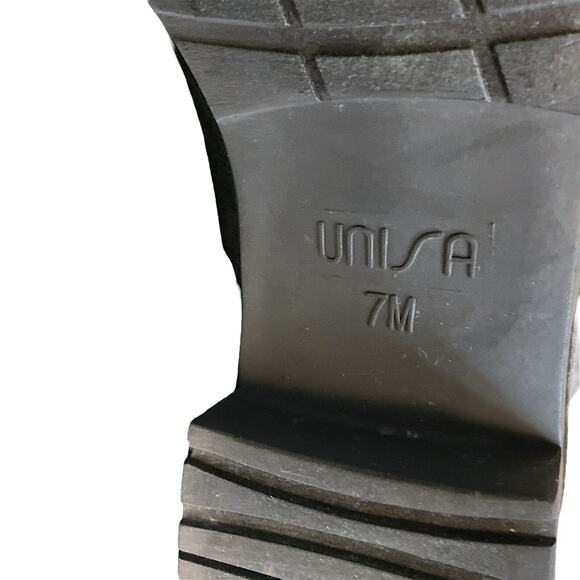 Unisa Boots Women's 7M Black Over The Knee Tall Riding Pull On Fabric Stretch - Picture 12 of 15